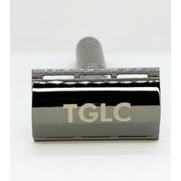 The Great Living Co Premium Double Edge Safety Razor Plus Blades - Gun Metal Grey